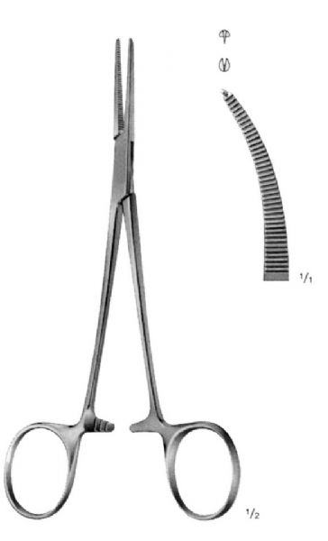 LERICHE DELICATE FORCEPS CVD 1X2 150MM