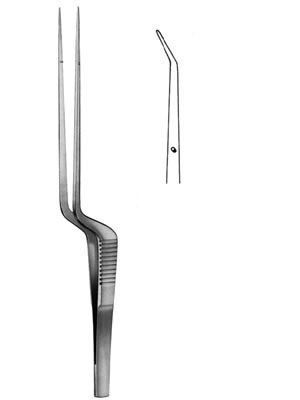 MICRO FORCEPS STR BLUNT CVD 18,5CM